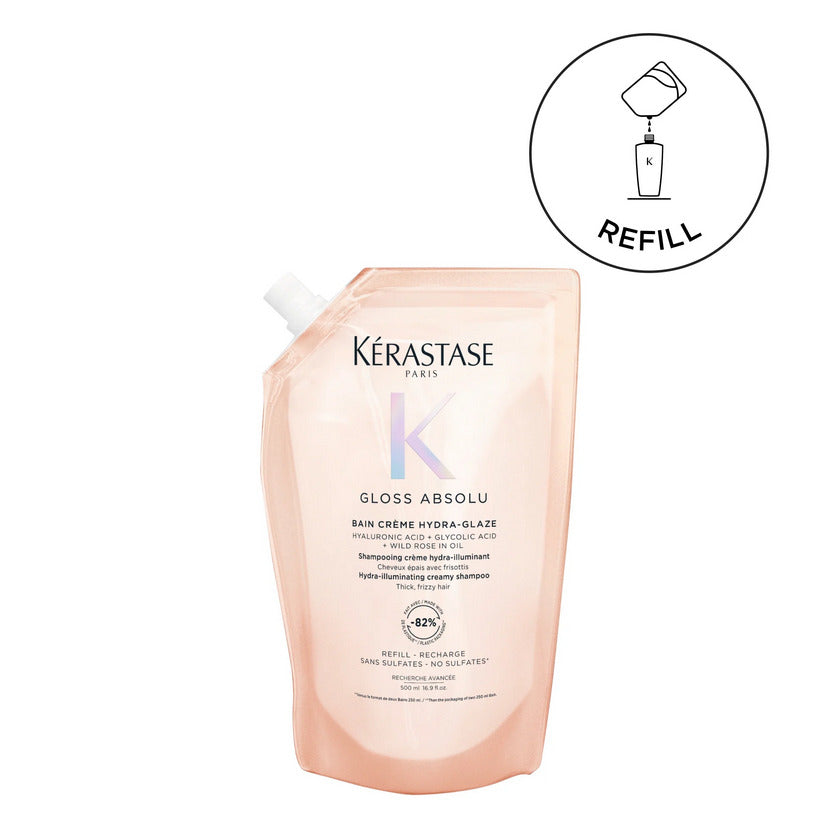 Kerastase Gloss Absolu Bain Creme Hydra-Glaze Shampoo Refill 500ml